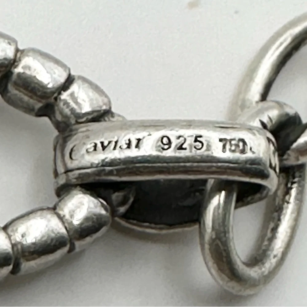 Lagos Caviar Two Tone Medium Link Bracelet